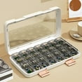 thumbnail image 5 of YAOMOBB Pill Container Transparent Weekly Organizer Box Large Capacity Sealed and Date proof, 5 of 5