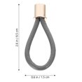 thumbnail image 1 of Rope Handle Pull for Furniture Vintage Grey Door Handle, 1 of 3