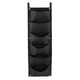 thumbnail image 1 of Bolsa de cultivo vertical de 6 bolsillos, ideal para jardines interiores y exteriores, hecha de fieltro ecológico y transpirable, color negro., 1 of 7