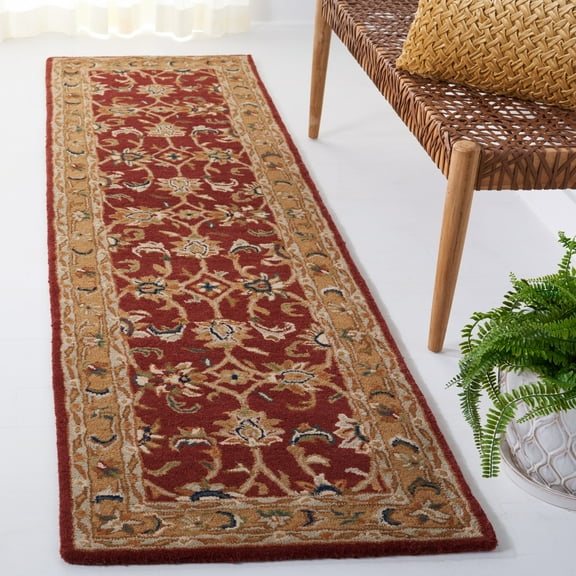 SAFAVIEH Classic Gloria Oriental Wool Runner Rug, Rust/Camel, 2'3" x 8'