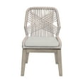 thumbnail image 3 of Costa Outdoor Dining Chairs in Grey Wood - Set of 2 - Armen Living, 3 of 9