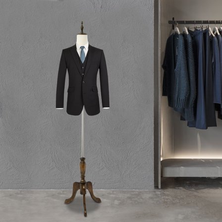 PP Male Mannequin with Adjustable Height, Retro Male Mannequin, Male Dress Form