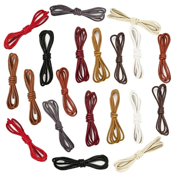 UPKOCH 20pcs Ribbon Laces for Boots Cotton Simple Design Waterproof for General Users Casual Use