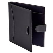 It's Academic Executive Faux Leather Portfolio Folder, Black (92875)
