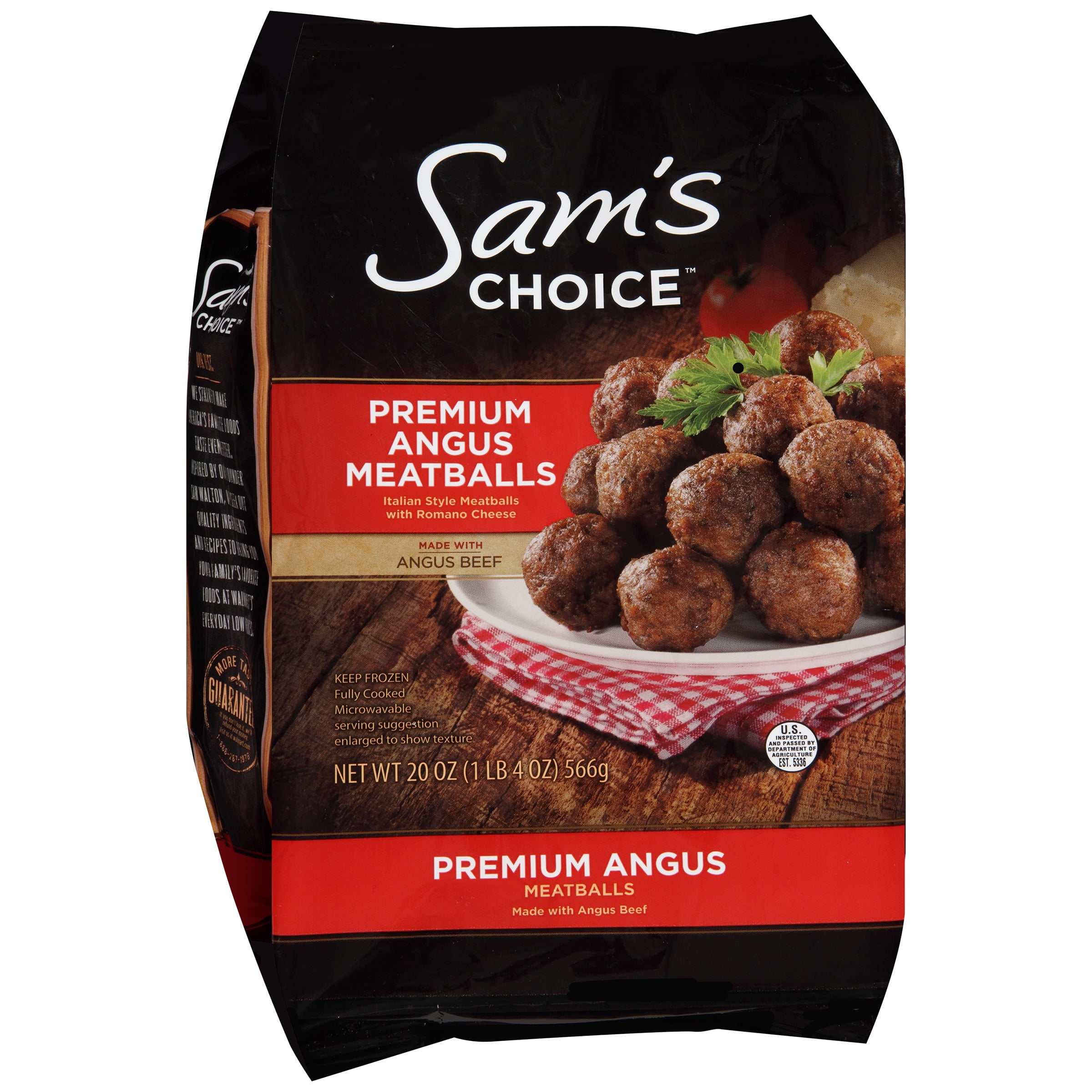 Sam's Choice Premium Angus Meatballs 20 oz. Bag