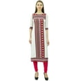 thumbnail image 6 of Phagun Women Ethinc Printed Straight Kurti Mid-Calf Formal Tunic Top Indian Clothing, 6 of 8