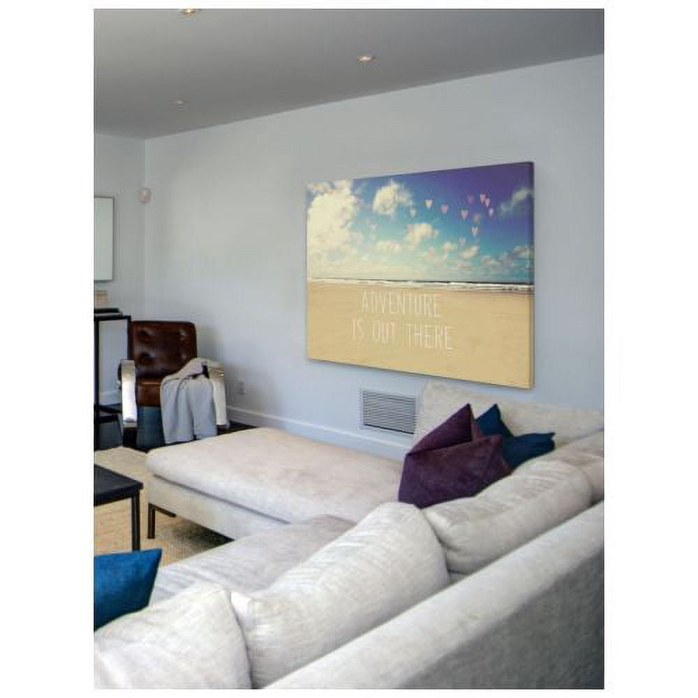 "Adventure Is out There" Painting Print on Wrapped Canvas