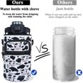 thumbnail image 6 of 64 oz Water Bottle with Straw & Sleeve motivational BPA-free Half Gallon Water Bottle Holder with Strap Aesthetic Water Jugs for Drinking with Handle for Gym Women Men Dairy Cattle, 6 of 6
