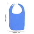 thumbnail image 3 of HomeKingdee Adult Bibs for Men and Women, Bib for Elderly, Reusable Terry for Elderly Senior,Clothing Protector With Crumb Catcher, Adult For Eating, 3 of 6