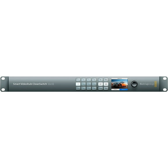 BLACKMAGIC DESIGN Smart Videohub CleanSwitch 12x12 (VHUBSMTCS6G1212)