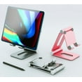 thumbnail image 6 of Dual Folding Cell Phone Stand, Fully Adjustable Foldable Desktop Phone Holder Cradle Dock Compatible with Phone 15 14 13 12 11 Pro Xs Xs Max Xr X 8, Nintendo Switch, All Phones, 6 of 6
