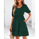 thumbnail image 2 of Vestido BTFBM Spring Empire Cintura para Mujer 2025 Verano Verde, 2 of 9