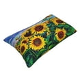 thumbnail image 3 of Kll Landscape With Sunflowers Pillow Covers Envelope Closure,Super Soft And Cozy Fuzzy Fleece Pillow Case Cover 20"X30", 3 of 9