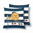 thumbnail image 2 of MKHERT Fish Throw Pillowcase Pillow Cover Cushion Couver 18x18 inch, Set of 2, 2 of 2