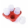 thumbnail image 4 of Moldes De Silicona Para Cubitos De Hielo Molde de silicona rojo con forma de flor para cubitos de hielo,ideal para paletas heladas,helados y gelatinas caseras (1 unidad). Rkxzt, 4 of 9