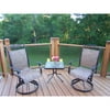 Oakland Living Cascade Swivel Chat Set