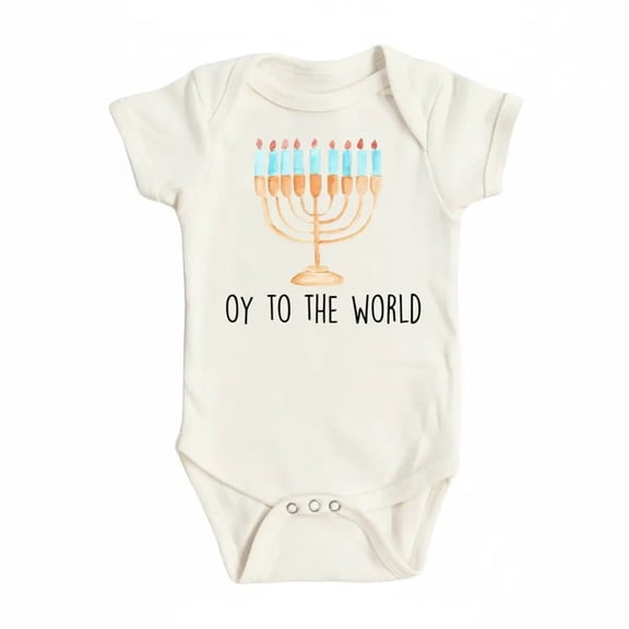Hannukah Oy Newborn Gift Baby Bodysuit