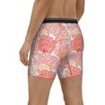 thumbnail image 2 of Mens Extended Length Boxer Briefs - Corals Men Underwear Boxer Briefs With Elastic Band, 2 of 5
