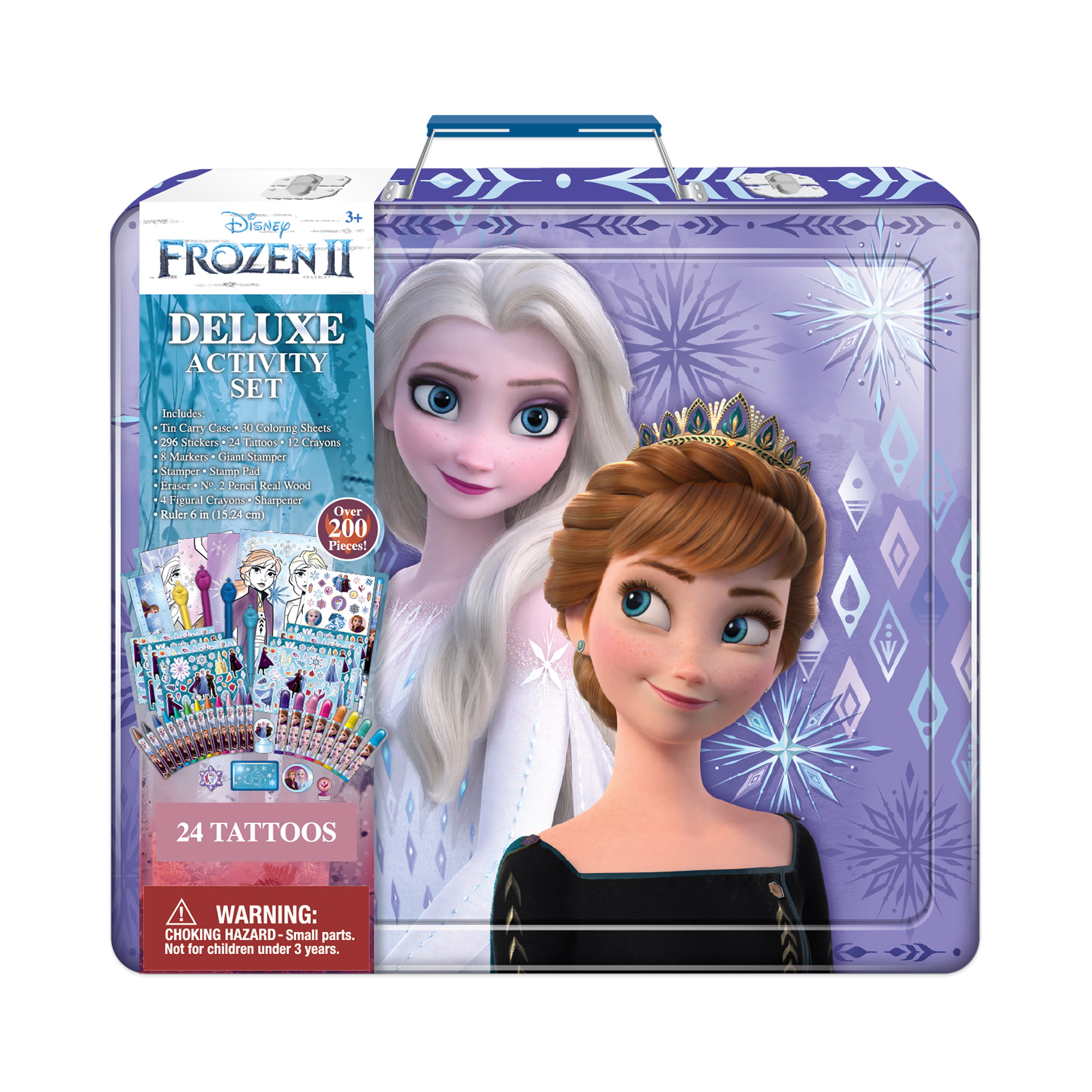 Disney Frozen Sticker Activity Kit Elsa Anna Olaf Stickers Case and Markers 