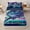 Fish 01, variant on Manfei Watercolor Blue Dolphin Starry Sky Flower Sea Zipper Twin Comforter Sets with Fitted Sheet and 2 Pillowcases, Marine Life Print Zipper Bedding Set, Polka Dots Reversible, 4-Piece
