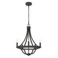 thumbnail image 2 of Hunter - Perch Point 5-light Noble Bronze, Medium Size Chandelier, Dimmable, Casual Style, Empire Shaped, for Bedrooms, Dining, Living Rooms - 19424, 2 of 7