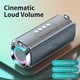 thumbnail image 2 of RGB Speaker Portable Wireless Music Player & Soulder Straps LED Bluetooth 5.0 TF USB-C Aux, 2 of 5