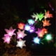 thumbnail image 4 of Lámparas solares de lirio LED para jardín - 2 piezas con cambio automático de 7 colores, resistentes al agua IP55, 4 of 6