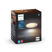 Philips Hue White Ambiance 4 High Lumen Recessed Downlight, White LED