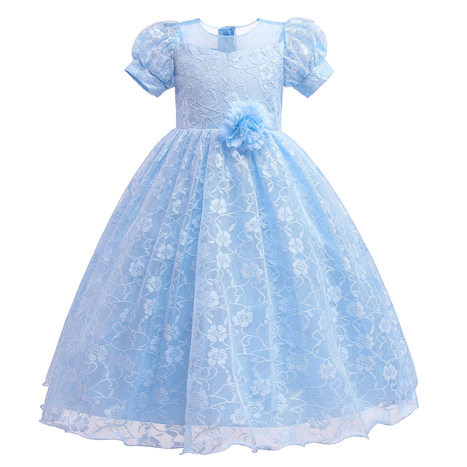 Girls Toddler Kids Princess Dress Sequin Tulle Dress for Wedding Birthday Party 
