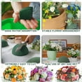 thumbnail image 6 of 8 Pcs Half Ball Flower Foam,Round Foam Block,Green Floral Dry Foam,DIY Foam Balls,Artificial Plant Bouquet Arrangement,Wedding Valentine's Day Birthday Decorations (4.7 x 2.3 Inches), 6 of 7