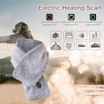 thumbnail image 4 of Bufanda calentada eléctrica USB calefacción cuello envoltura 3 engranajes temperatura ajustable invierno a prueba de viento bufanda caliente Suministros térmicos Pañuelo eléctrico clásico Toystoory HA046556-02, 4 of 6