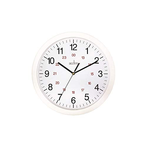 ACCTIM METRO WALLCLOCK 300MM WHITE