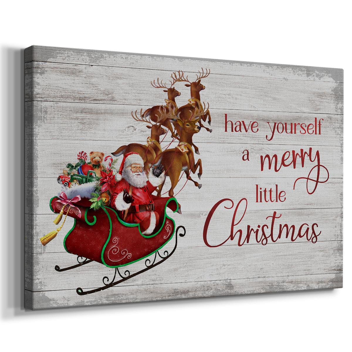 Merry Little Christmas- Gallery Wrapped Canvas
