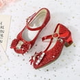thumbnail image 4 of Esaierr Toddler Girls Dress Shoes Kids Princess Flower Shoes Bow Shoes Spring /Autumn /Winter Shoes, 4 of 5