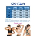 thumbnail image 2 of FUTATA Women's Cross Back Padded Cup Sports Bra, Push Up Gym Workout Yoga Bra, Short Bra Vest With Removable Pads, 2 of 5