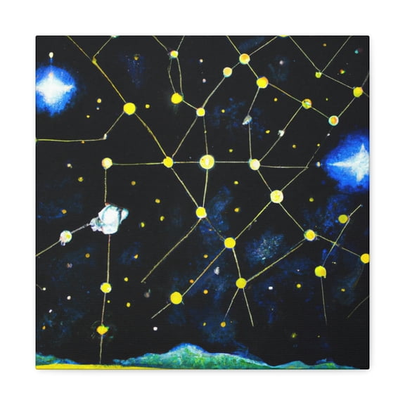 Starry Sky Constellations - Canvas