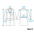 thumbnail image 4 of Ladies Classic Staff Length Lab Coat Size 6, 4 of 4