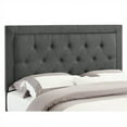 thumbnail image 2 of Riverbay Furniture Full Queen Tufted Panel Headboard in Gray, 2 of 2