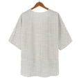 thumbnail image 7 of BODOAO Kimono Cardigans for Women Women's Chiffon Short Sleeve Open Front Cardigan Lightweight & Breathable Summer Cover Up for Casual & Wear Beige L, 7 of 7