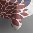 thumbnail image 5 of Red and Blue Pioneer Flower Pattern Rectangle Tablecloth 60"x102",Waterproof Polyester Rectangle Table Cloth, Wipeable Spillproof Polyester Tablecloth for Dining, Camping, Indoor and Outdoor, 5 of 6
