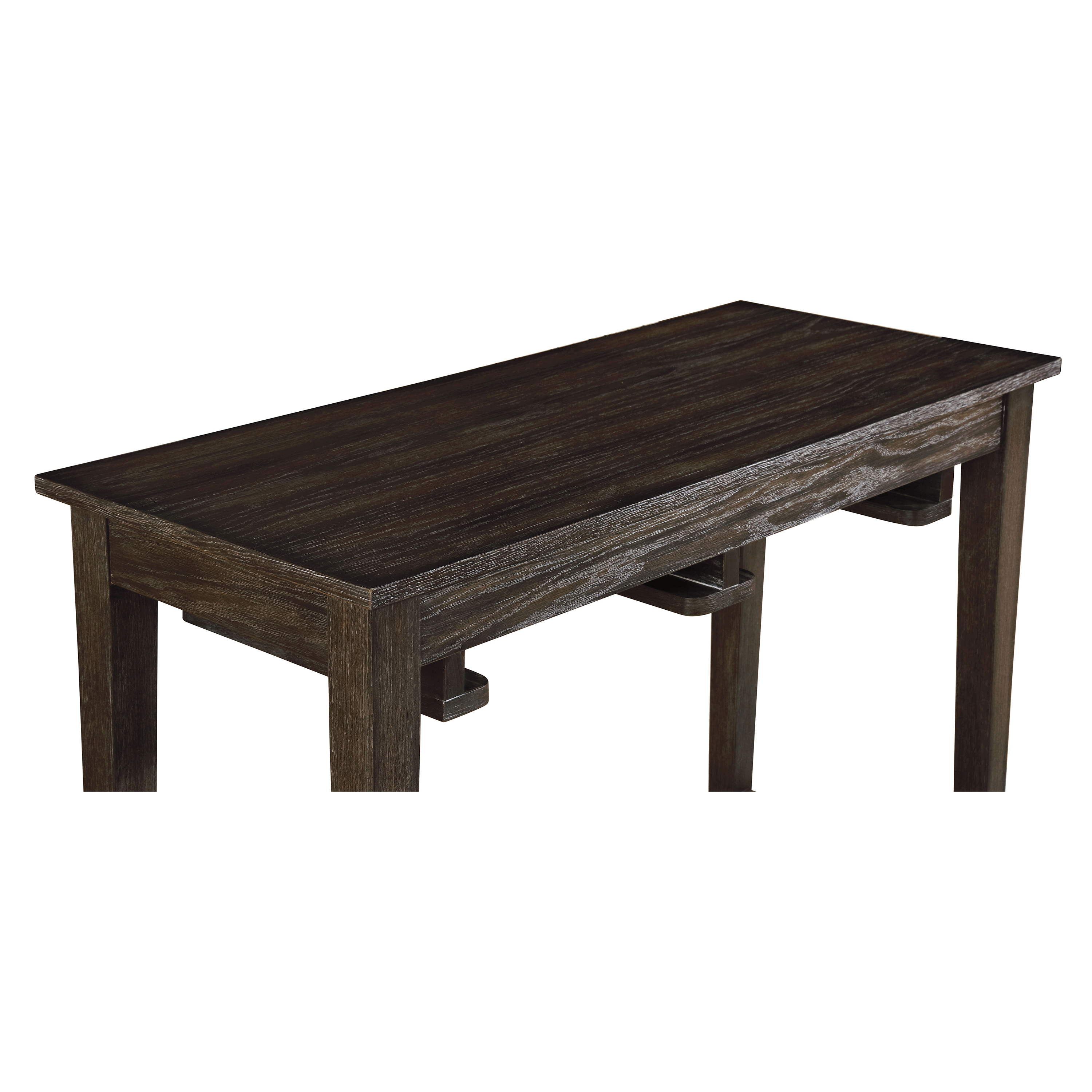 Furniture of America Tryst 3-Piece Wood Bar Table Set, Gray