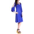 thumbnail image 2 of Women's Abstract Neck Split-Sleeve Dress, 2 of 4