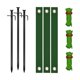 thumbnail image 3 of Kit de estacas para árboles de alta resistencia Estacas y soportes para árboles Accesorios de jardín Resistente al viento Estaca negra, 3 of 9