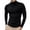 01Black, variant on Black Turtle Neck Shirt Men Basic Slim Fit Sweaters Turtleneck Shirt Long Sleeve Ribbed Shirt Winter Pullover Tops Knitted Sweater Black L