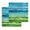 Green, variant on Blue Green Kitchen Dish Towels for Drying Dishes Set of 2, Gradient Watercolor Modern Abstract Art Waffle Weave Microfiber Hand Tea Bathroom Towels Quick Dry & Absorbent Towel 12x12