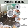 thumbnail image 6 of RYDCOT Portable Soft Serve Ice Cream Machines 1L, Home Automatic Soft Serve Ice Cream Maker, Countertop Small Ice-Cream Dessert Maker for Bar, 6 of 6