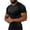 Black, variant on Jamicy Athletic Workout Shirt for Men Gift for Father Men's Quick Dry Short Sleeve Compression Shirts Men's High Stretch Training Clothes Fitness Clothes Round Neck Top/Shirts