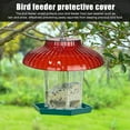 thumbnail image 3 of Frogued Plastic Protective Dome Cover for Hanging Birds Feeder Weatherproof Hummingbird Feeder Rain Guard Squirrel Baffle for Outside (transparent), 3 of 13