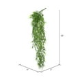 thumbnail image 2 of Vickerman 33" Artificial Green Mini Bamboo Leaf Bush, Pack of 2, 2 of 3