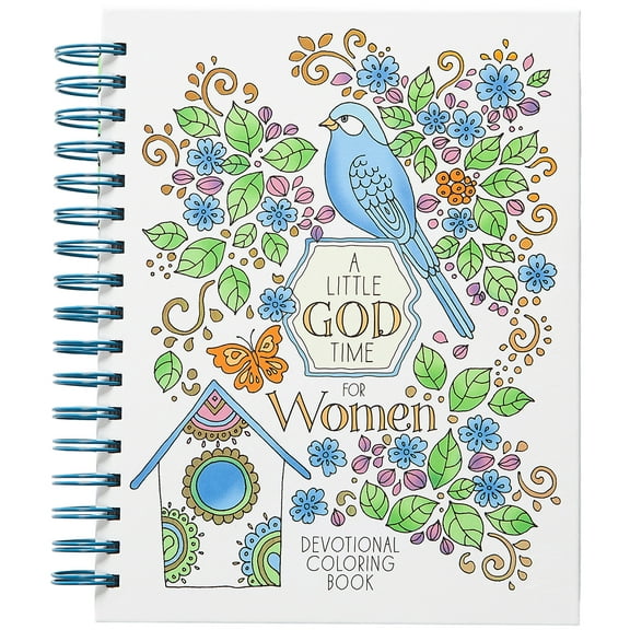 Pre-Owned A Little God Time for Women: Devotional Coloring Book (Spiral-bound) 1424569249 9781424569243